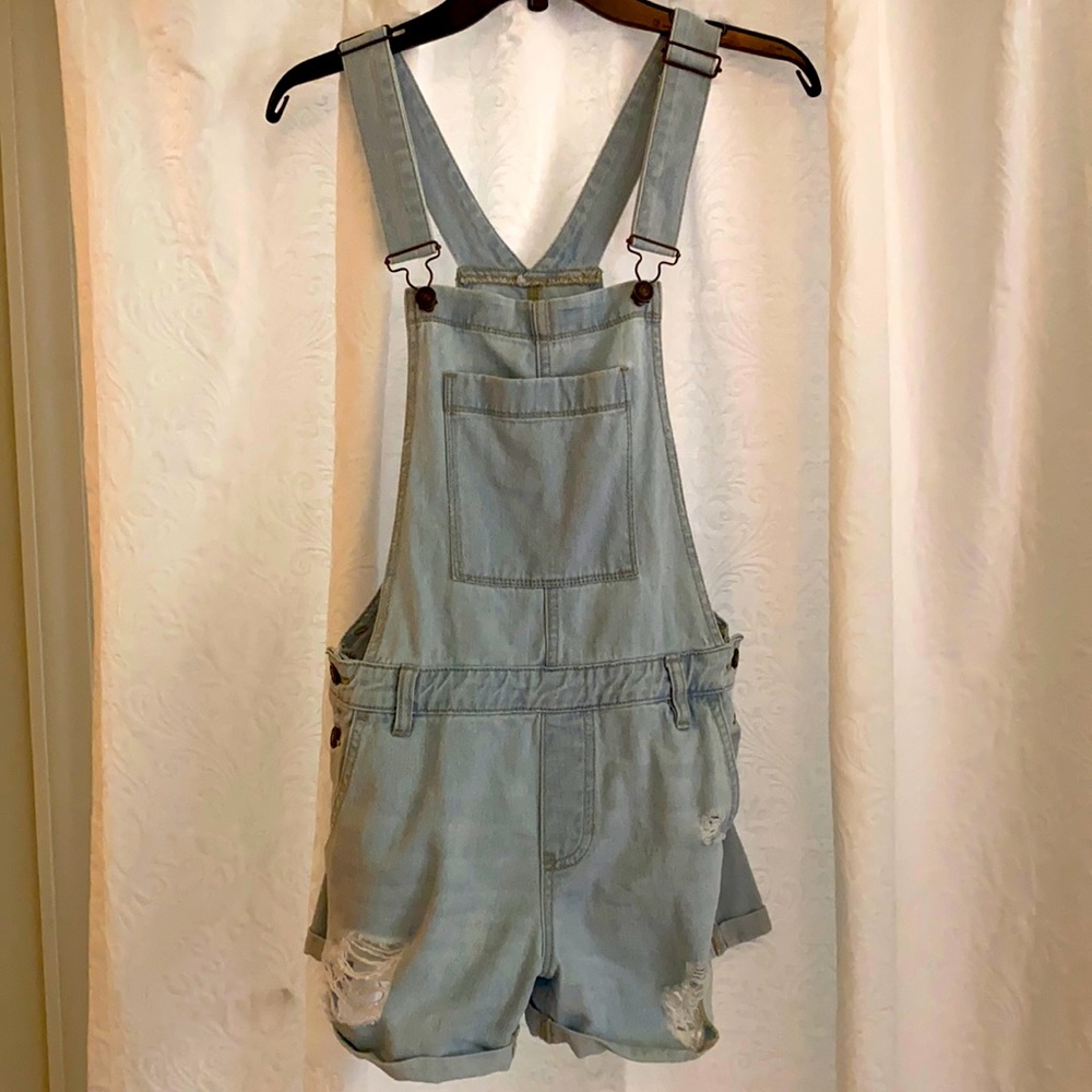 Denim overalls